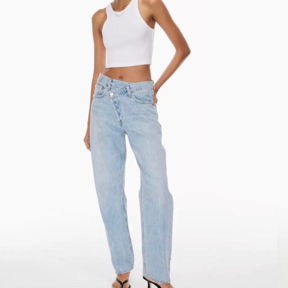 AGOLDE criss cross upsized jean